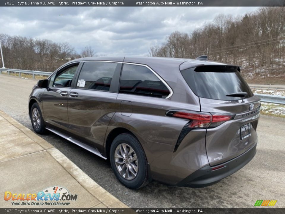 2021 Toyota Sienna XLE AWD Hybrid Predawn Gray Mica / Graphite Photo #2