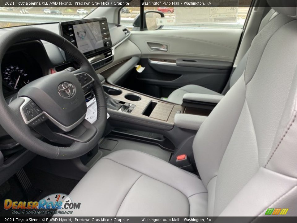 2021 Toyota Sienna XLE AWD Hybrid Predawn Gray Mica / Graphite Photo #4