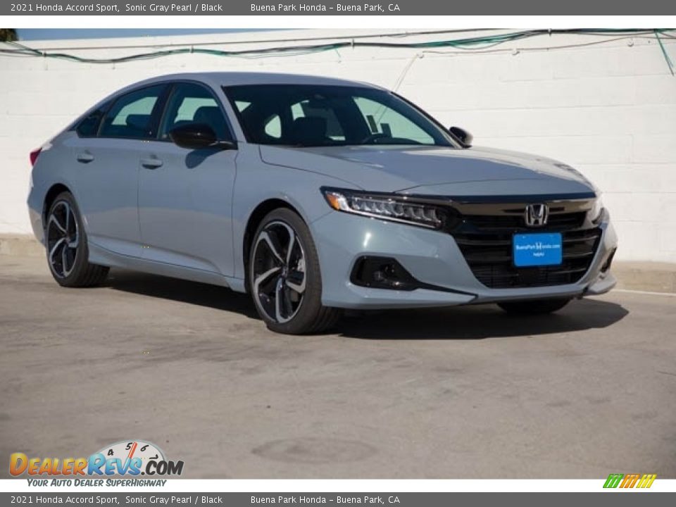 2021 Honda Accord Sport Sonic Gray Pearl / Black Photo #1