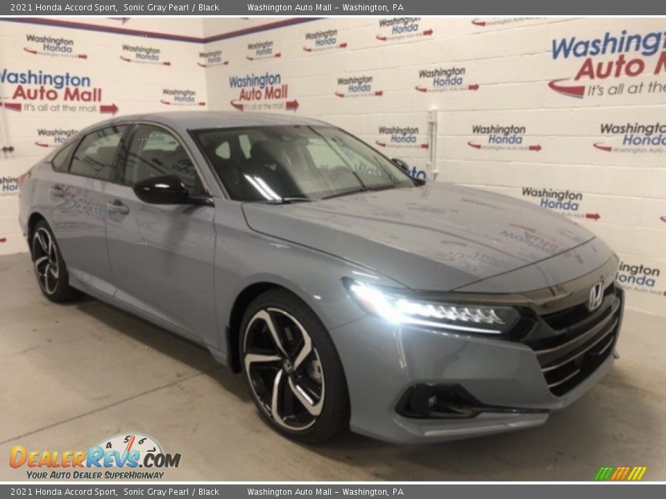 2021 Honda Accord Sport Sonic Gray Pearl / Black Photo #2