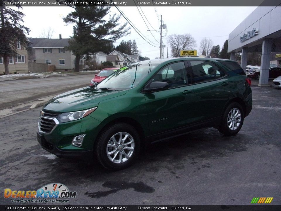 2019 Chevrolet Equinox LS AWD Ivy Green Metallic / Medium Ash Gray Photo #1