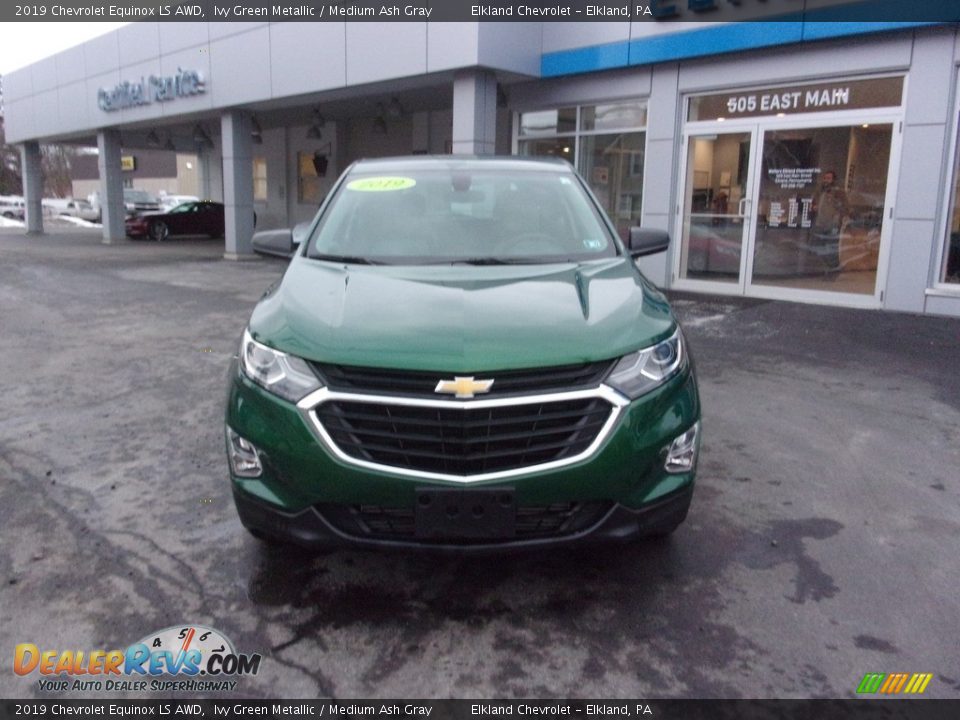 2019 Chevrolet Equinox LS AWD Ivy Green Metallic / Medium Ash Gray Photo #2