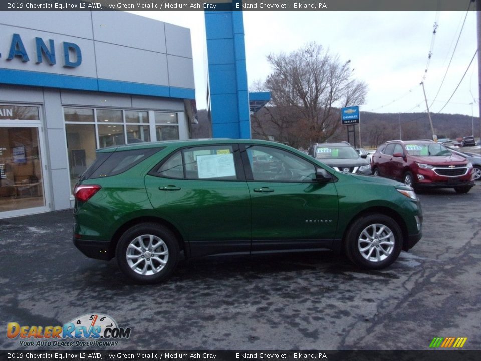 2019 Chevrolet Equinox LS AWD Ivy Green Metallic / Medium Ash Gray Photo #3