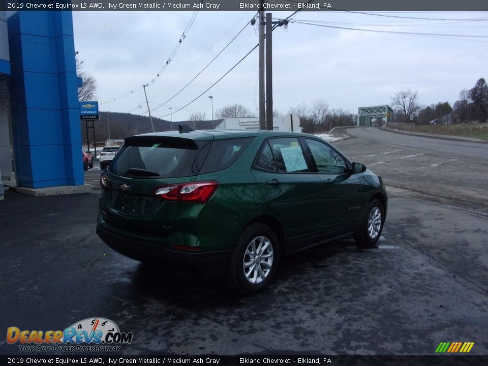 2019 Chevrolet Equinox LS AWD Ivy Green Metallic / Medium Ash Gray Photo #4