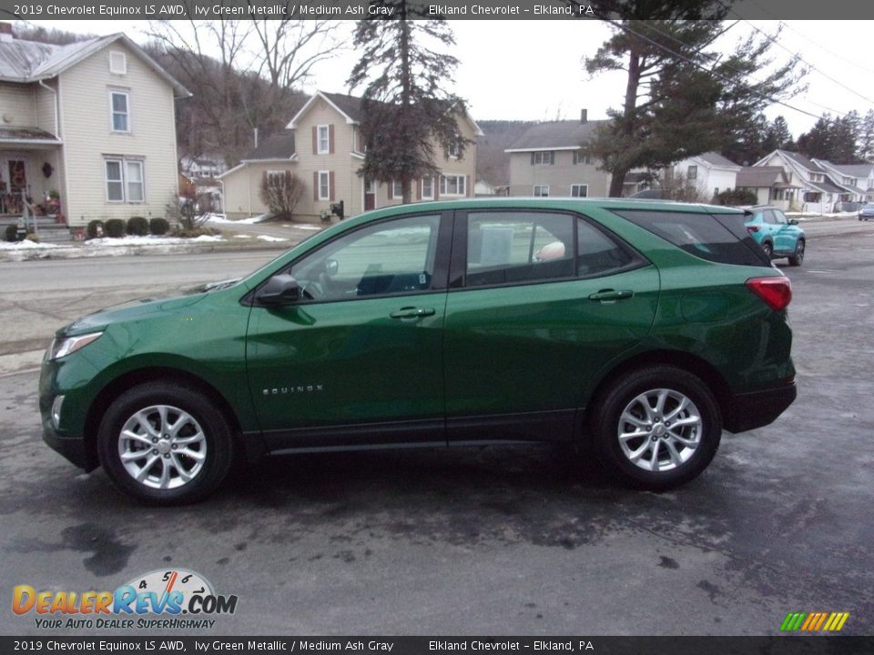 2019 Chevrolet Equinox LS AWD Ivy Green Metallic / Medium Ash Gray Photo #7