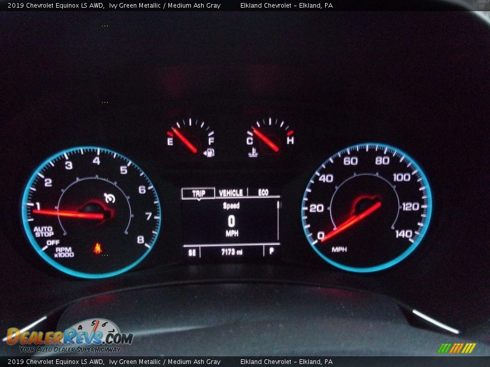 2019 Chevrolet Equinox LS AWD Ivy Green Metallic / Medium Ash Gray Photo #15