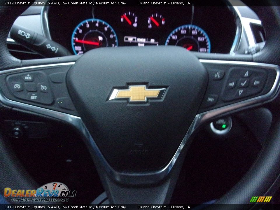 2019 Chevrolet Equinox LS AWD Ivy Green Metallic / Medium Ash Gray Photo #16