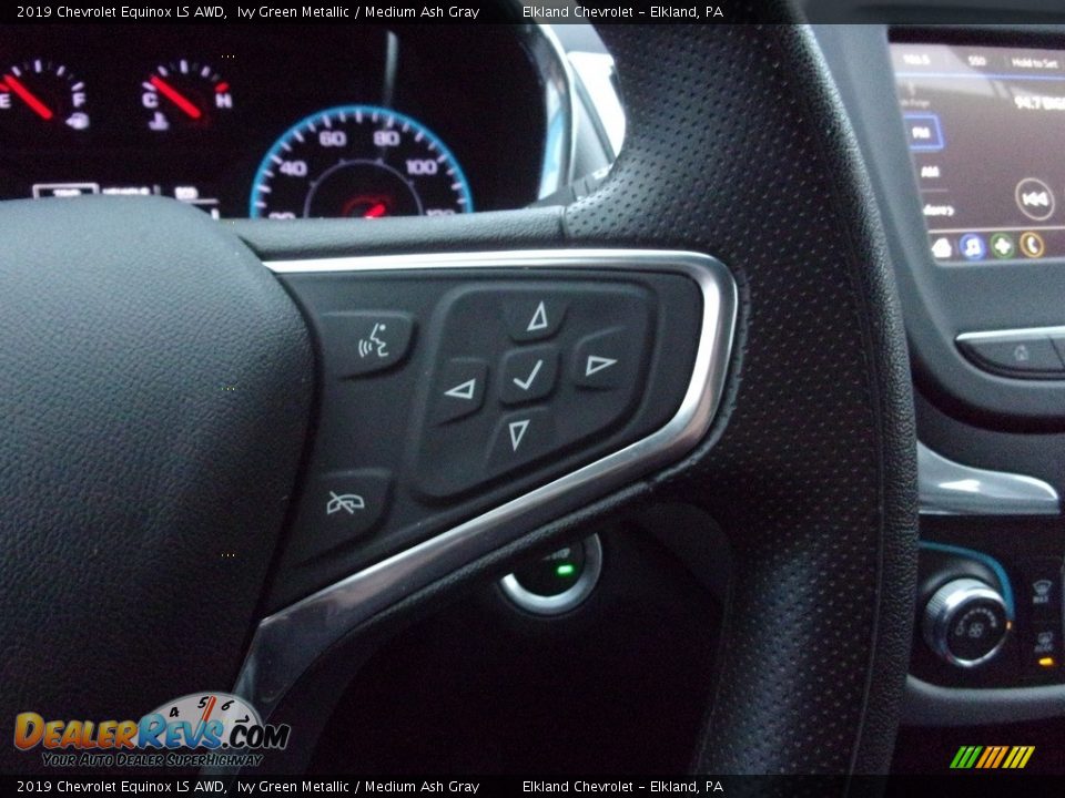 2019 Chevrolet Equinox LS AWD Ivy Green Metallic / Medium Ash Gray Photo #17