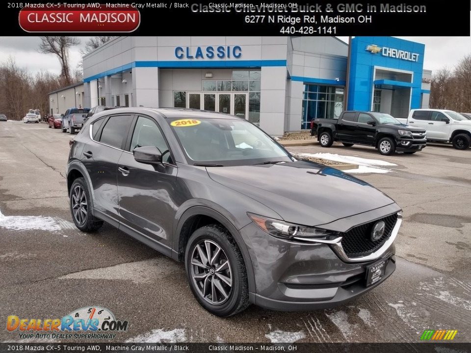 2018 Mazda CX-5 Touring AWD Machine Gray Metallic / Black Photo #1