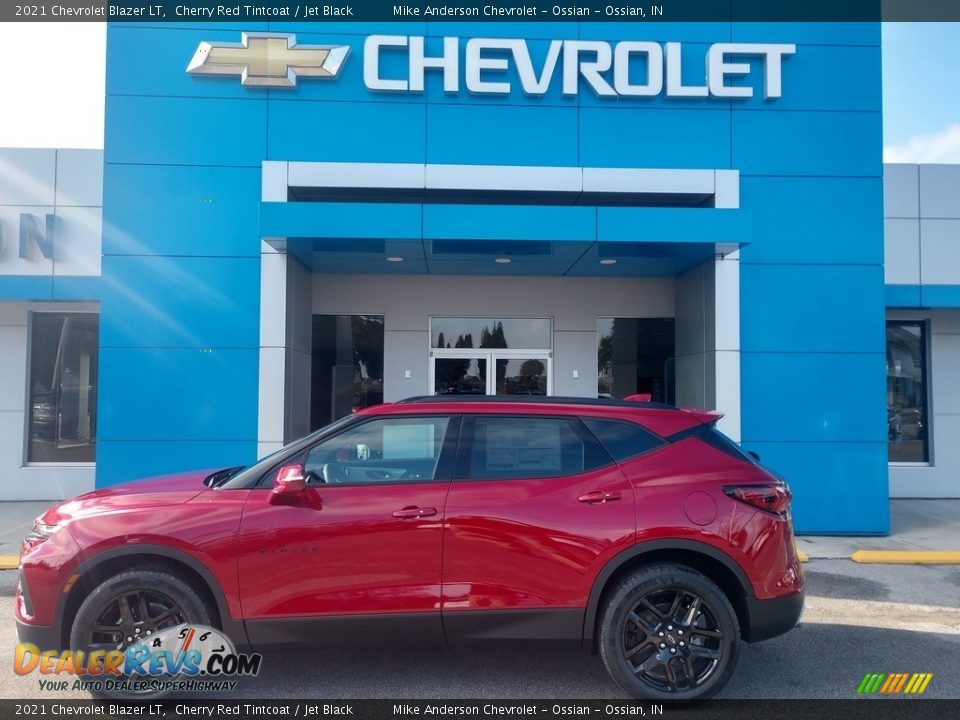 2021 Chevrolet Blazer LT Cherry Red Tintcoat / Jet Black Photo #1