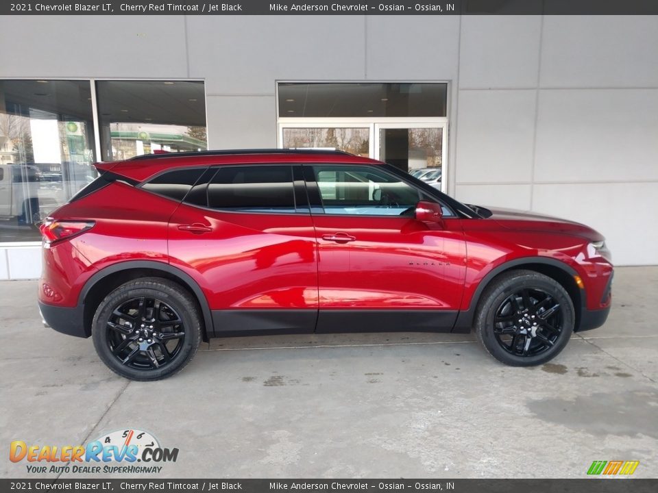 2021 Chevrolet Blazer LT Cherry Red Tintcoat / Jet Black Photo #3