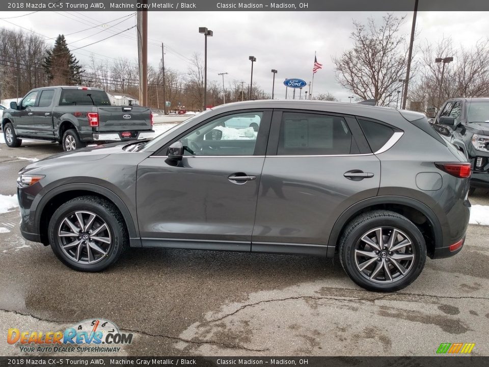 2018 Mazda CX-5 Touring AWD Machine Gray Metallic / Black Photo #5