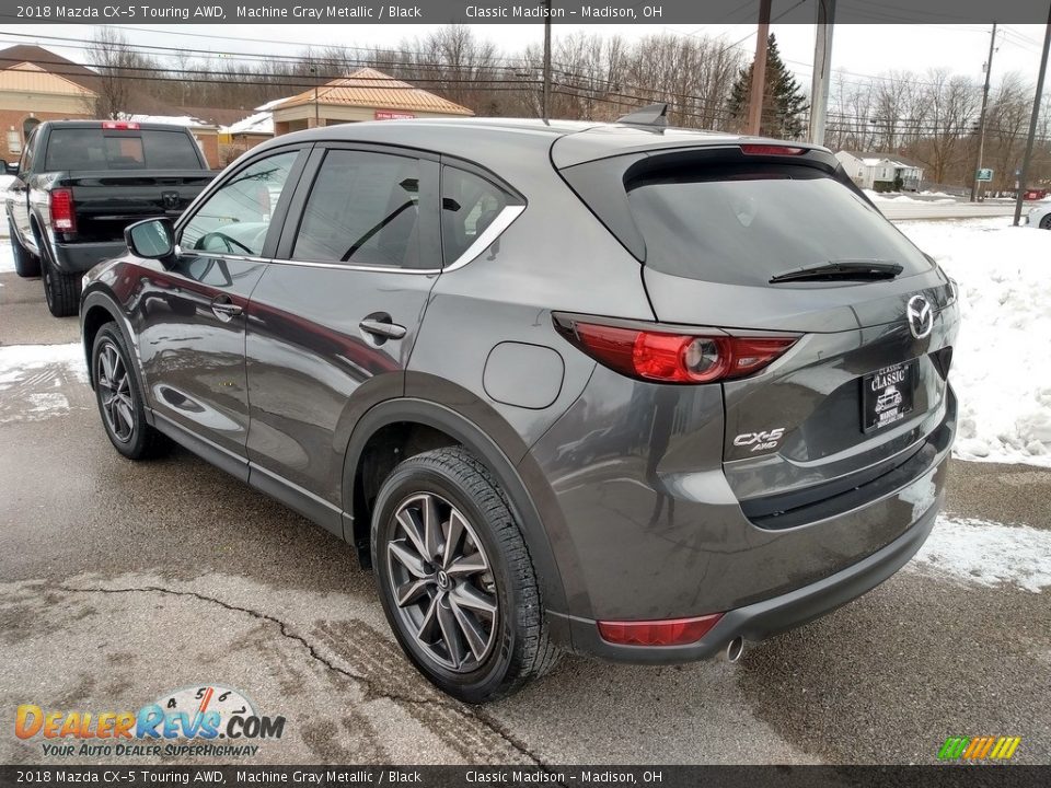 2018 Mazda CX-5 Touring AWD Machine Gray Metallic / Black Photo #6