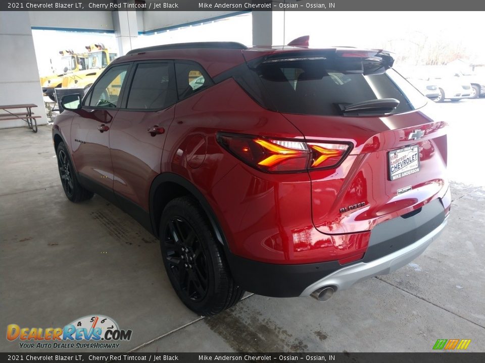 2021 Chevrolet Blazer LT Cherry Red Tintcoat / Jet Black Photo #8