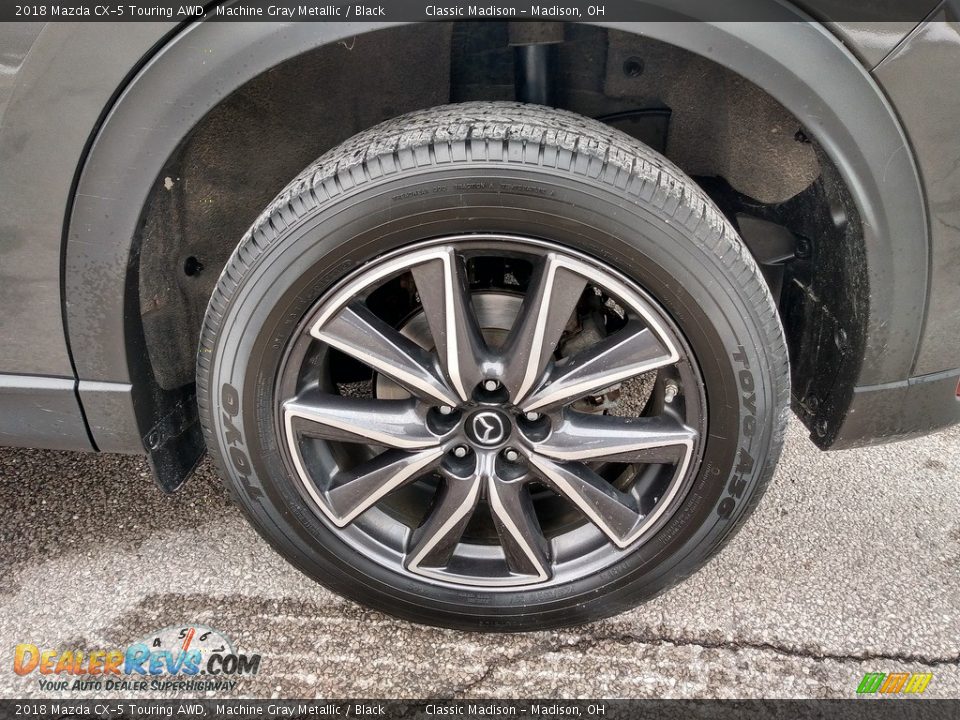 2018 Mazda CX-5 Touring AWD Machine Gray Metallic / Black Photo #8