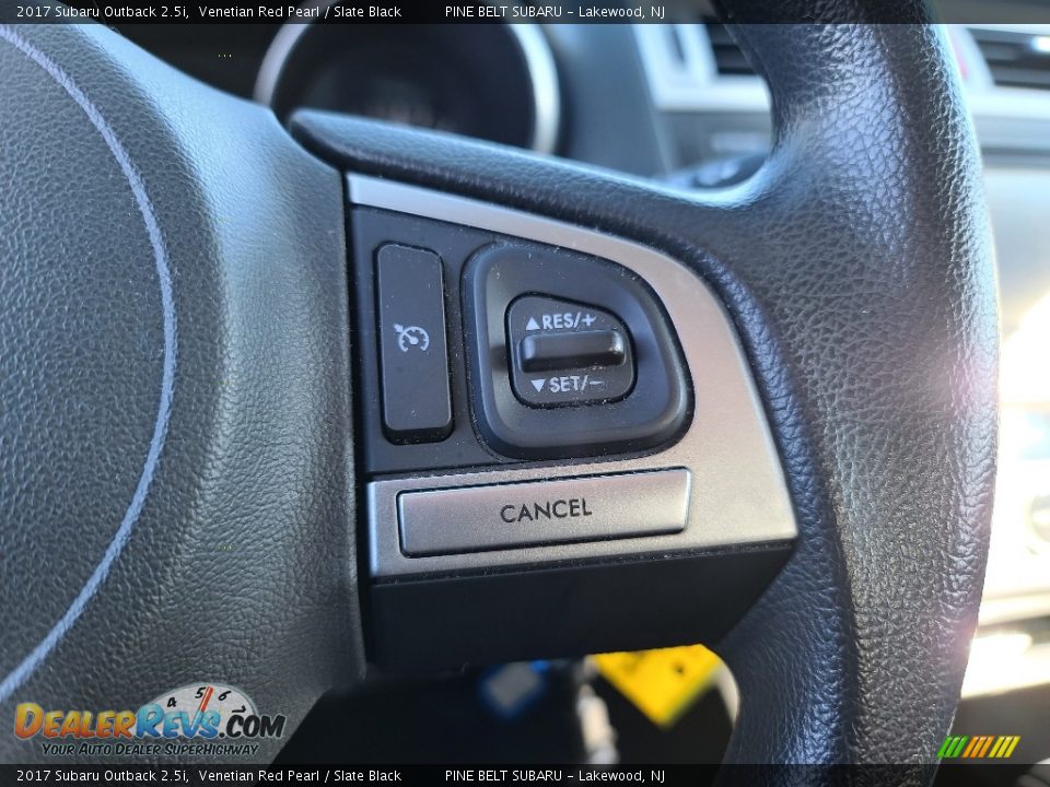 2017 Subaru Outback 2.5i Venetian Red Pearl / Slate Black Photo #9