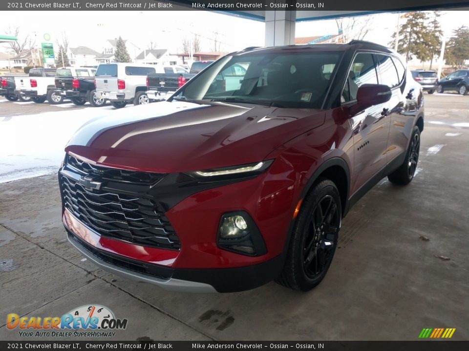 2021 Chevrolet Blazer LT Cherry Red Tintcoat / Jet Black Photo #9