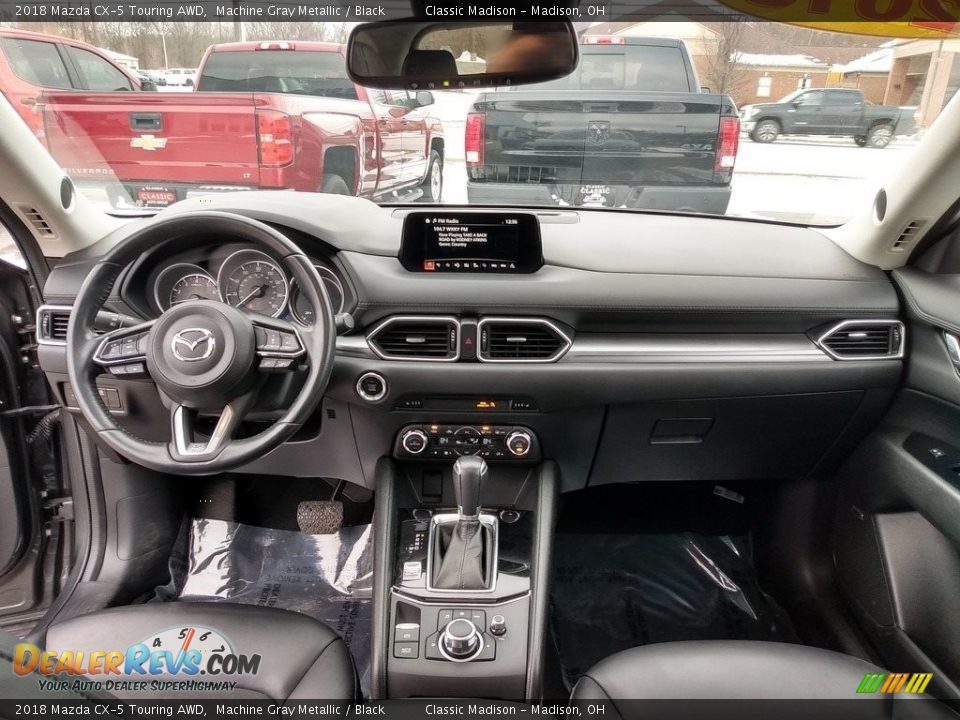 2018 Mazda CX-5 Touring AWD Machine Gray Metallic / Black Photo #12