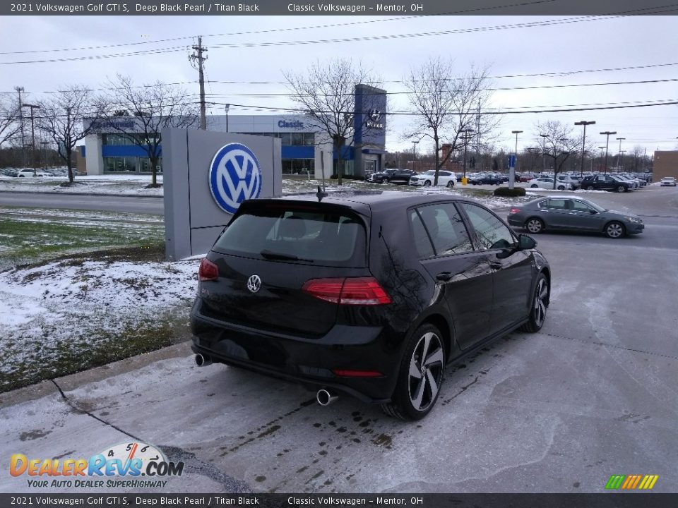 2021 Volkswagen Golf GTI S Deep Black Pearl / Titan Black Photo #2