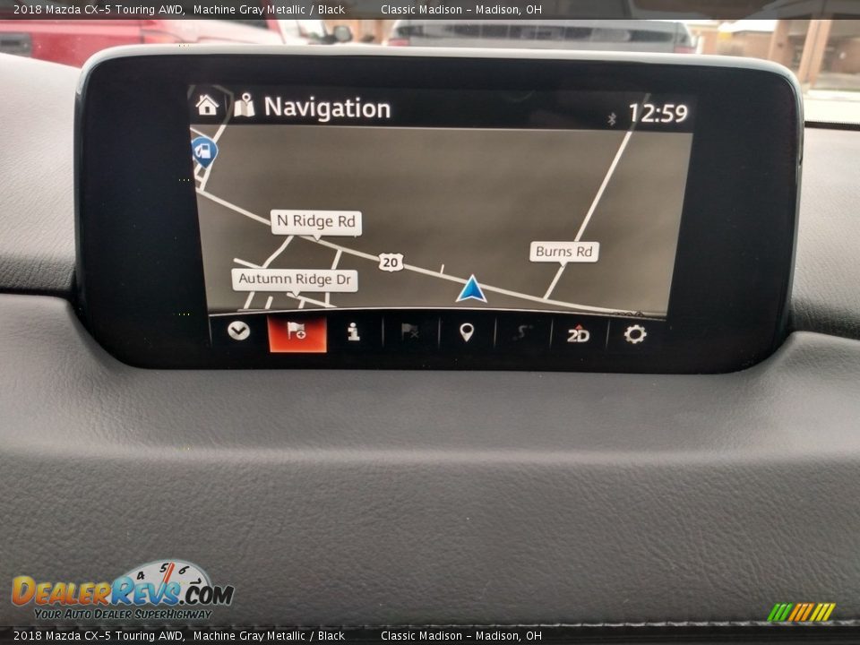 2018 Mazda CX-5 Touring AWD Machine Gray Metallic / Black Photo #14