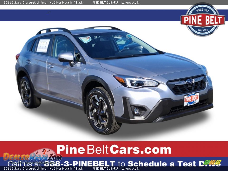 2021 Subaru Crosstrek Limited Ice Silver Metallic / Black Photo #1