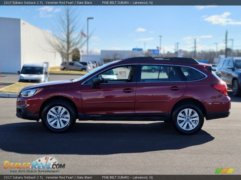 2017 Subaru Outback 2.5i Venetian Red Pearl / Slate Black Photo #20