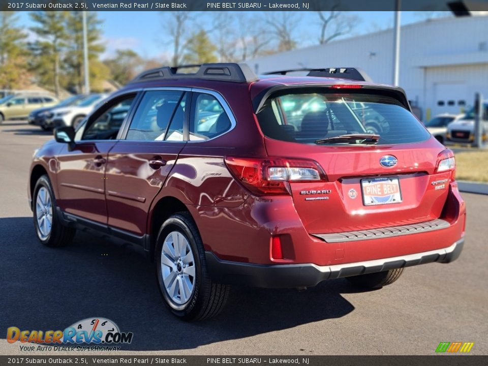 2017 Subaru Outback 2.5i Venetian Red Pearl / Slate Black Photo #21