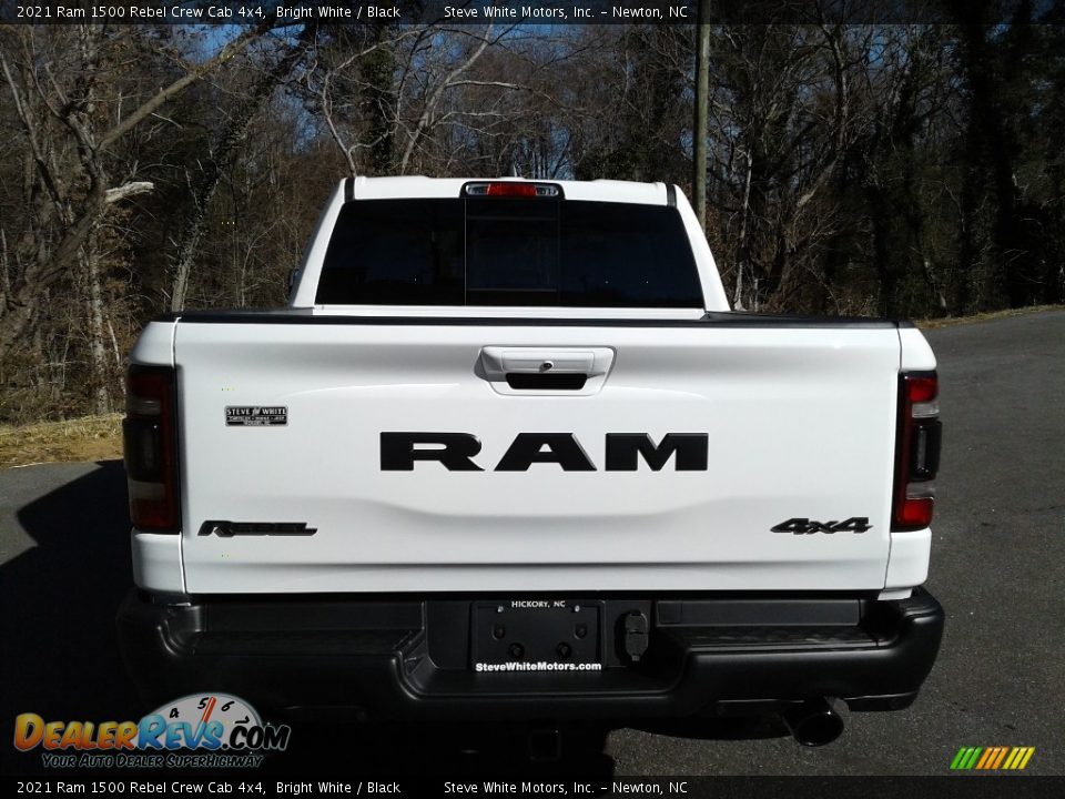 2021 Ram 1500 Rebel Crew Cab 4x4 Bright White / Black Photo #7