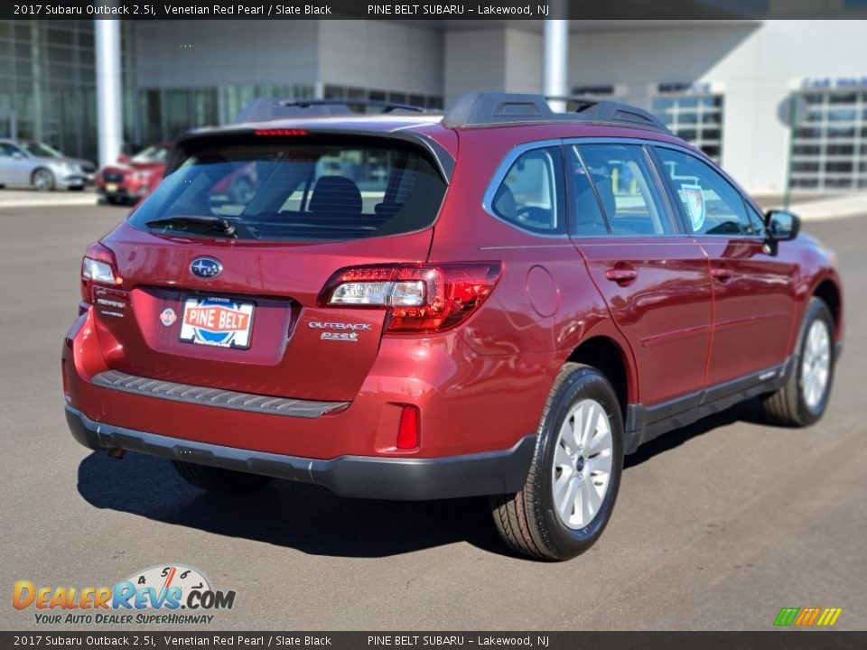 2017 Subaru Outback 2.5i Venetian Red Pearl / Slate Black Photo #23