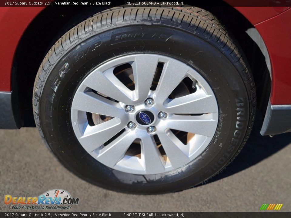 2017 Subaru Outback 2.5i Venetian Red Pearl / Slate Black Photo #25