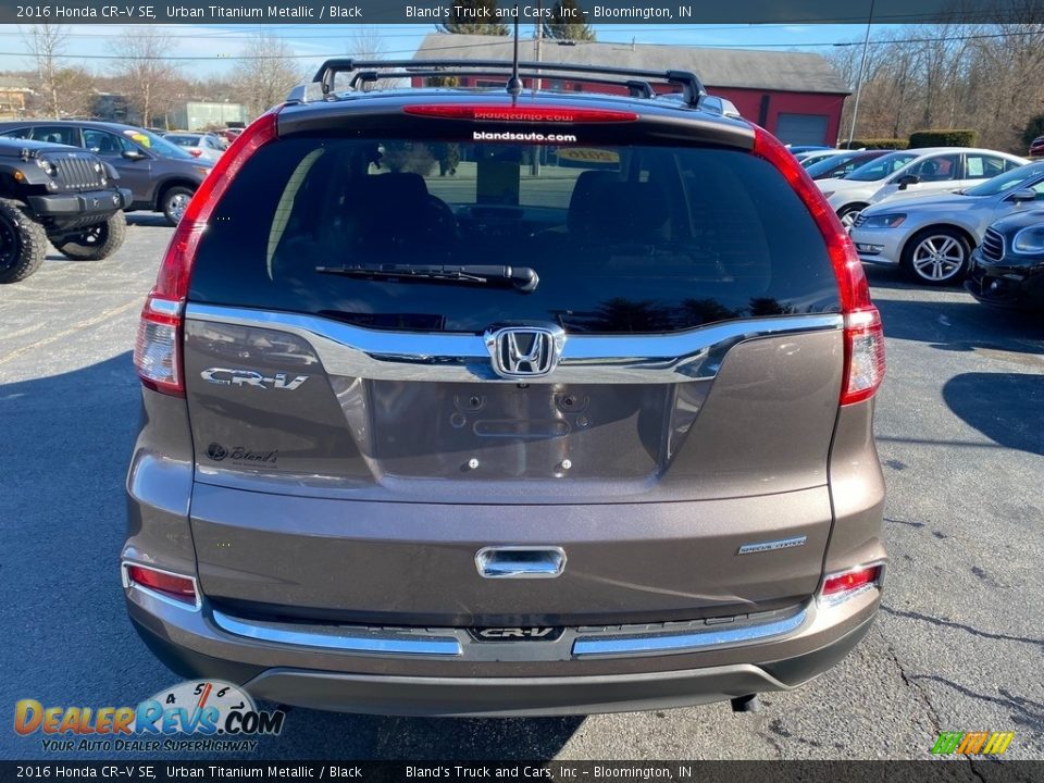 2016 Honda CR-V SE Urban Titanium Metallic / Black Photo #7