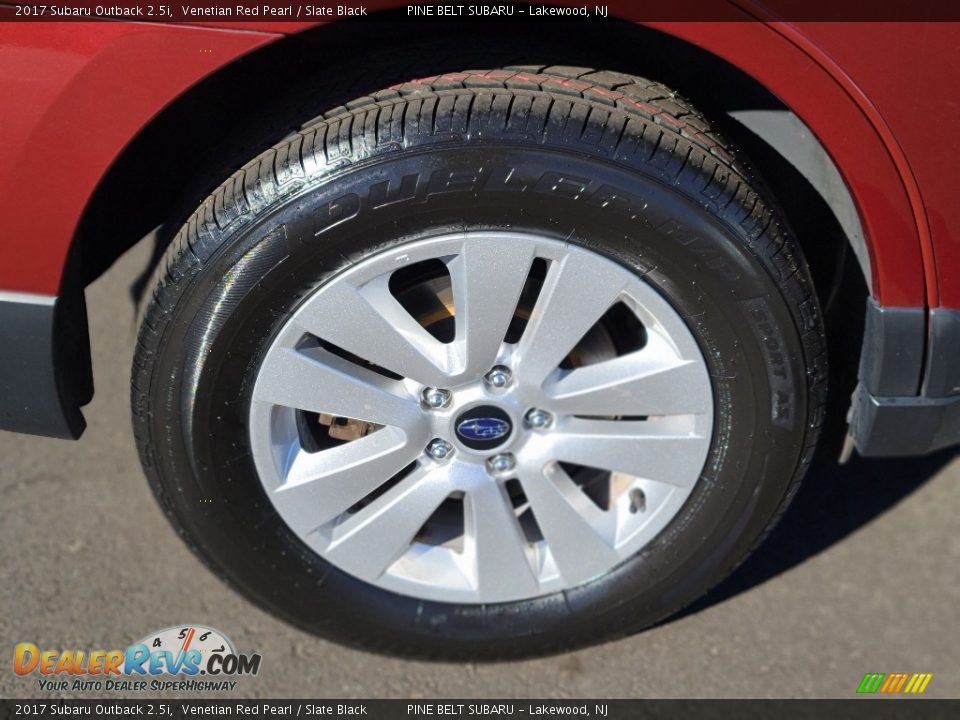 2017 Subaru Outback 2.5i Venetian Red Pearl / Slate Black Photo #28
