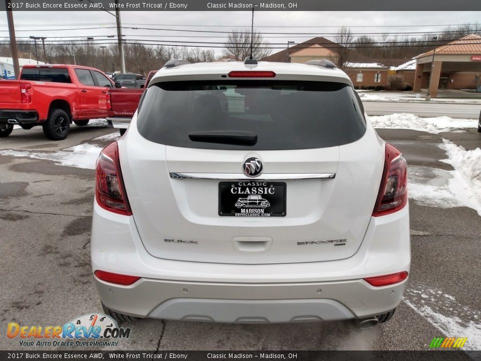 2017 Buick Encore Essence AWD White Frost Tricoat / Ebony Photo #7