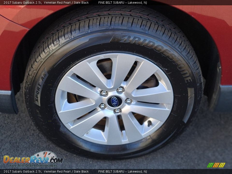 2017 Subaru Outback 2.5i Venetian Red Pearl / Slate Black Photo #36
