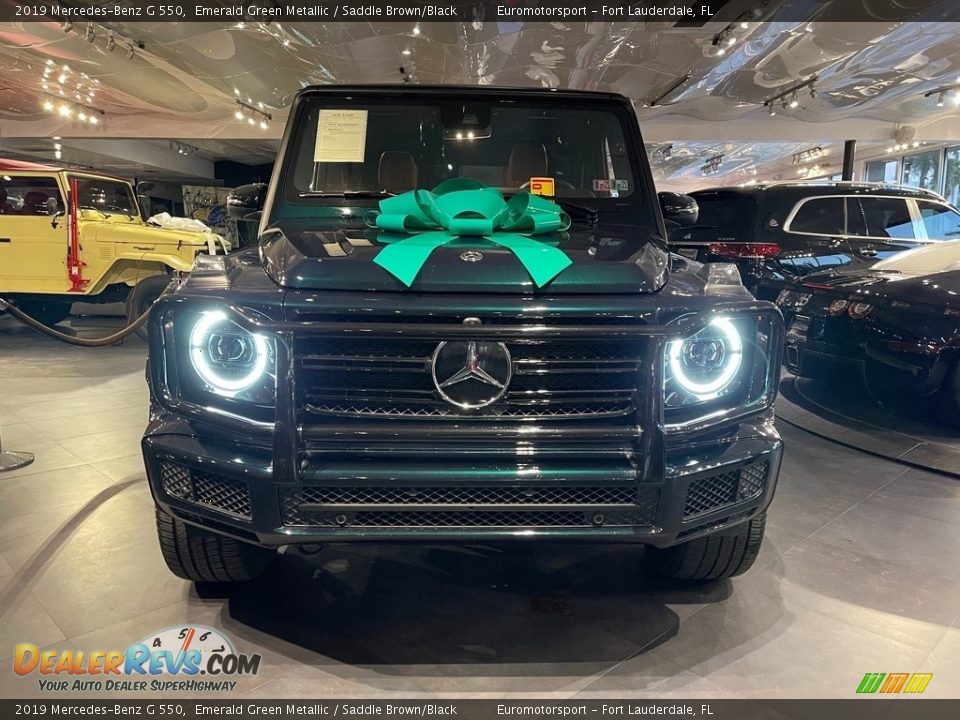 2019 Mercedes-Benz G 550 Emerald Green Metallic / Saddle Brown/Black Photo #1