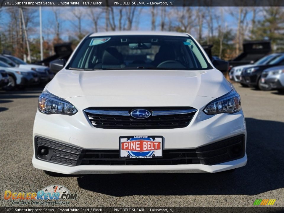 2021 Subaru Impreza Sedan Crystal White Pearl / Black Photo #3