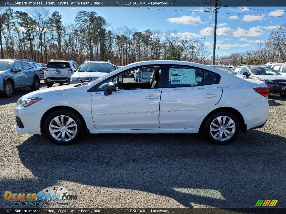 2021 Subaru Impreza Sedan Crystal White Pearl / Black Photo #4