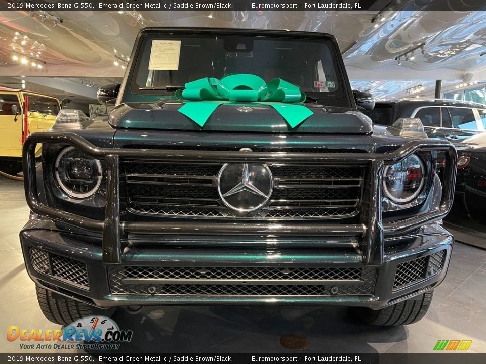 2019 Mercedes-Benz G 550 Emerald Green Metallic / Saddle Brown/Black Photo #11