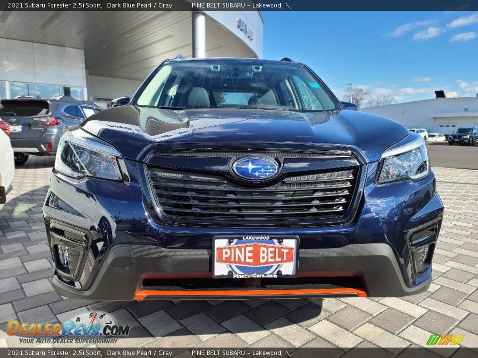 2021 Subaru Forester 2.5i Sport Dark Blue Pearl / Gray Photo #3