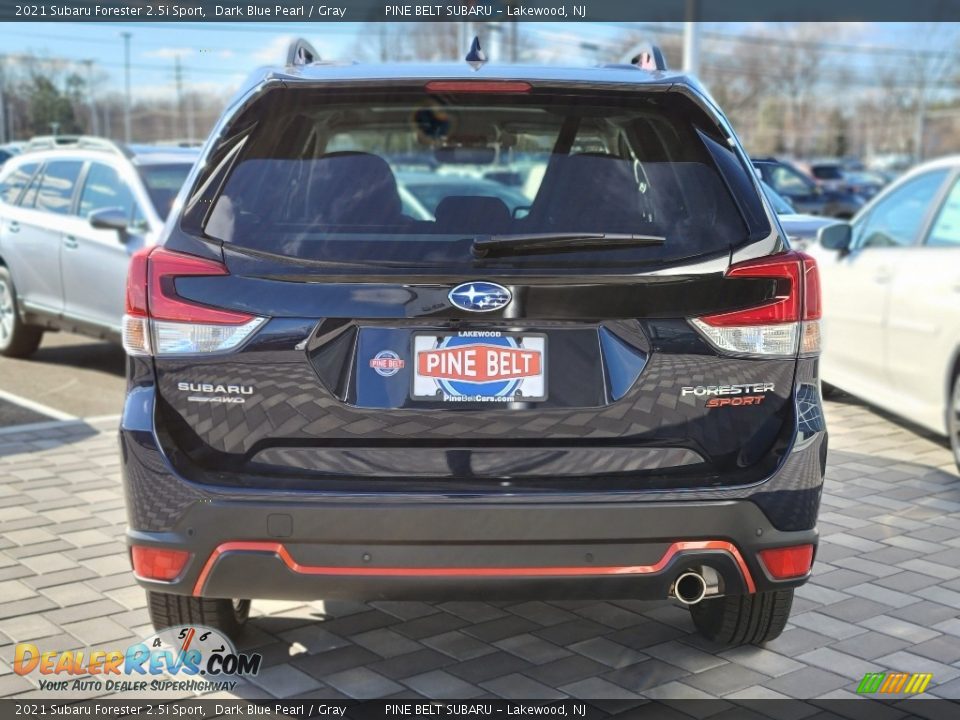 2021 Subaru Forester 2.5i Sport Dark Blue Pearl / Gray Photo #7