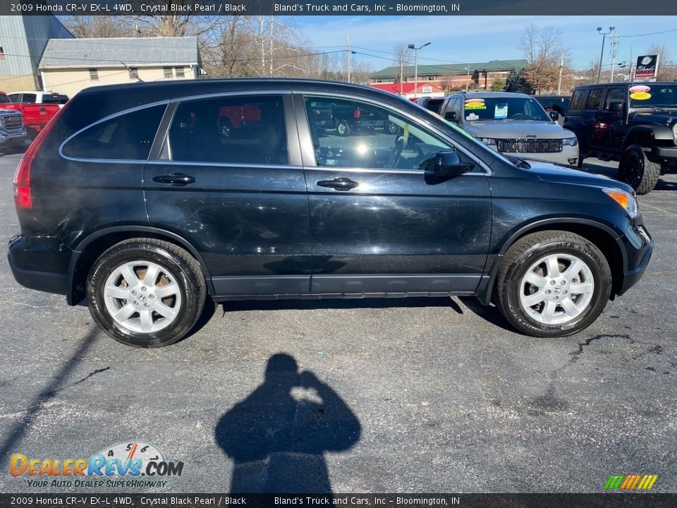 2009 Honda CR-V EX-L 4WD Crystal Black Pearl / Black Photo #5