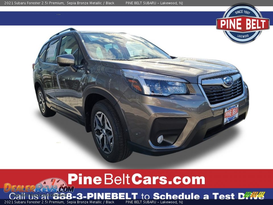 2021 Subaru Forester 2.5i Premium Sepia Bronze Metallic / Black Photo #1