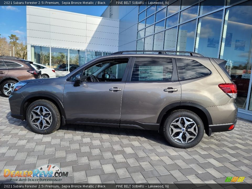 2021 Subaru Forester 2.5i Premium Sepia Bronze Metallic / Black Photo #4