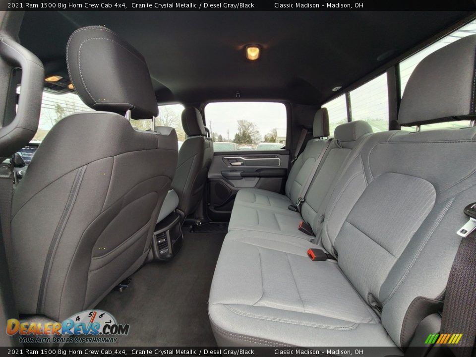 2021 Ram 1500 Big Horn Crew Cab 4x4 Granite Crystal Metallic / Diesel Gray/Black Photo #3