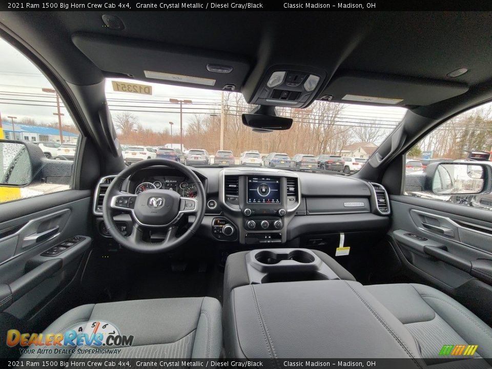 Dashboard of 2021 Ram 1500 Big Horn Crew Cab 4x4 Photo #4