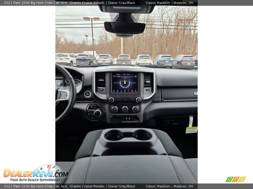 2021 Ram 1500 Big Horn Crew Cab 4x4 Granite Crystal Metallic / Diesel Gray/Black Photo #6