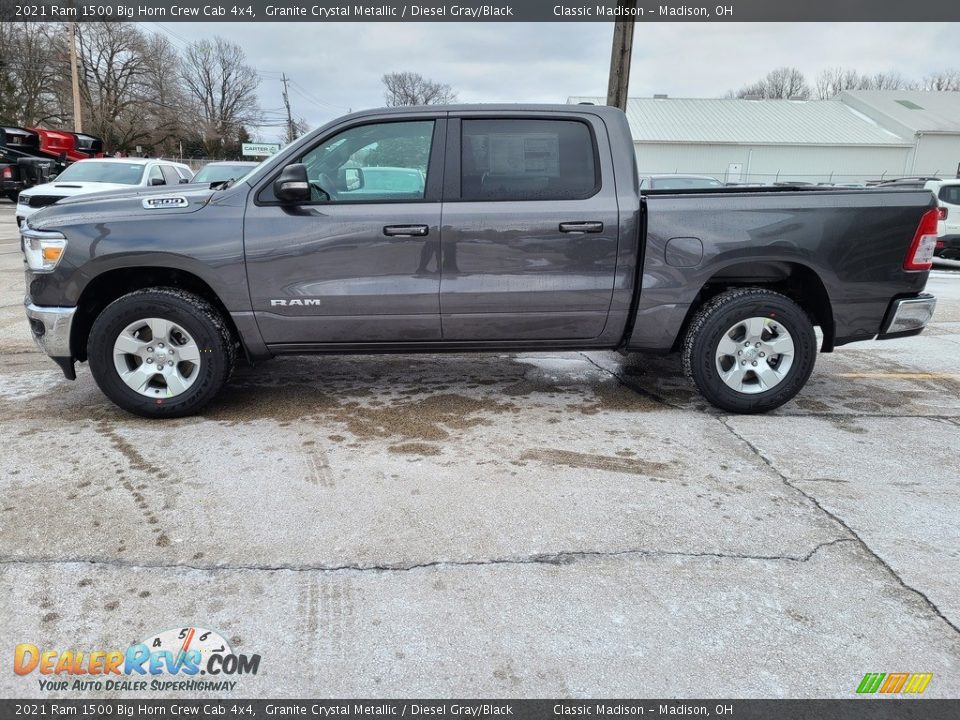 Granite Crystal Metallic 2021 Ram 1500 Big Horn Crew Cab 4x4 Photo #8