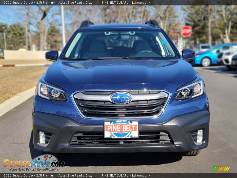 2021 Subaru Outback 2.5i Premium Abyss Blue Pearl / Gray Photo #3