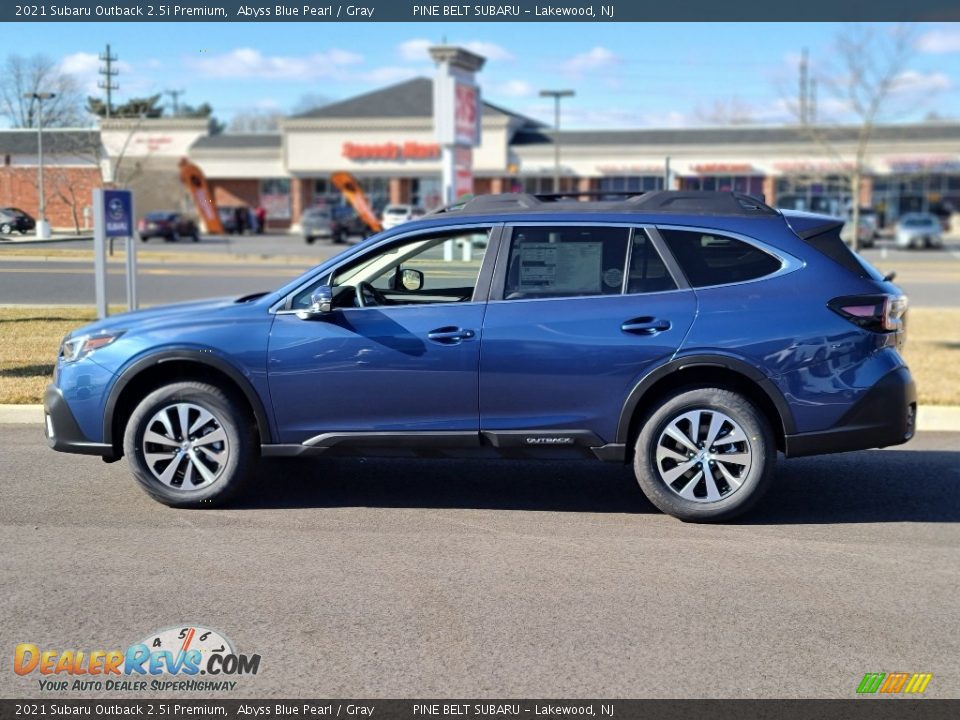 2021 Subaru Outback 2.5i Premium Abyss Blue Pearl / Gray Photo #4