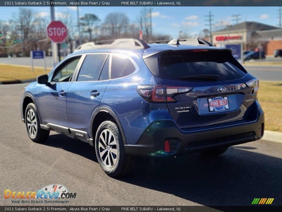 2021 Subaru Outback 2.5i Premium Abyss Blue Pearl / Gray Photo #6